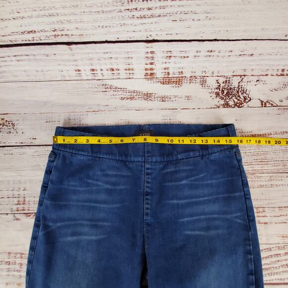 NYDJ Alina Pull on Ankle Jeans Stretch Straight Lift Tuck Comfy Pants Size 12 - Picture 11 of 13